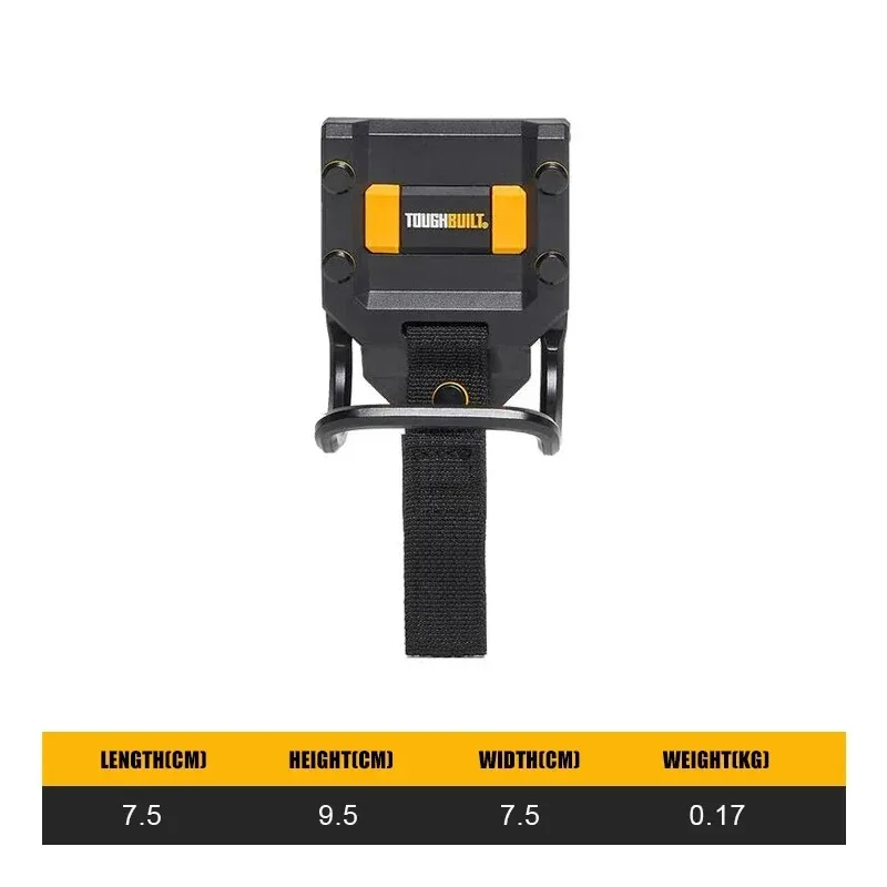 TOUGHBUILT TB-52 Modular Hammer Loop - Portable Hanger, Belt Buckle, Home/Work Tool Accessory