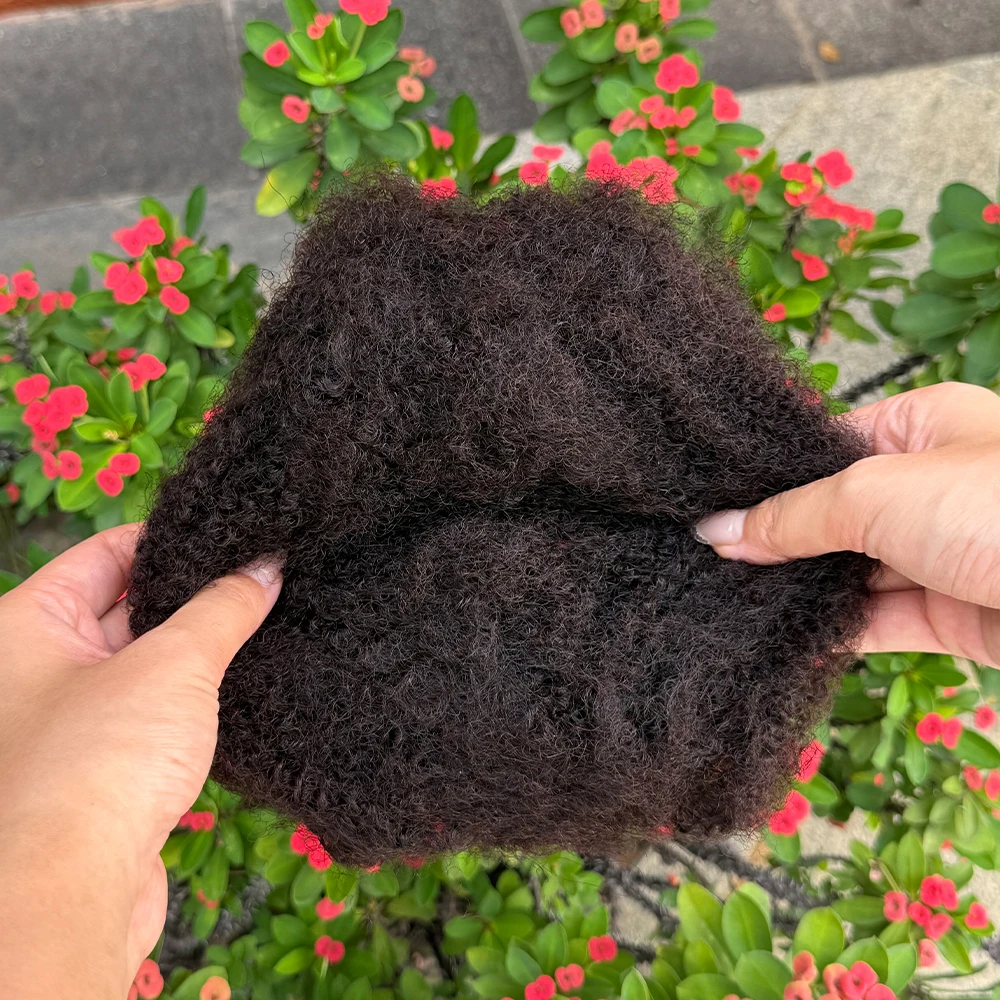 شعر بشري أفرو غريب 30 جرام/الحزمة Qvr غريب السائبة تجديل الشعر البشري 100% شعر بشري أفرو غريب السائبة لالتواء الصغير #3