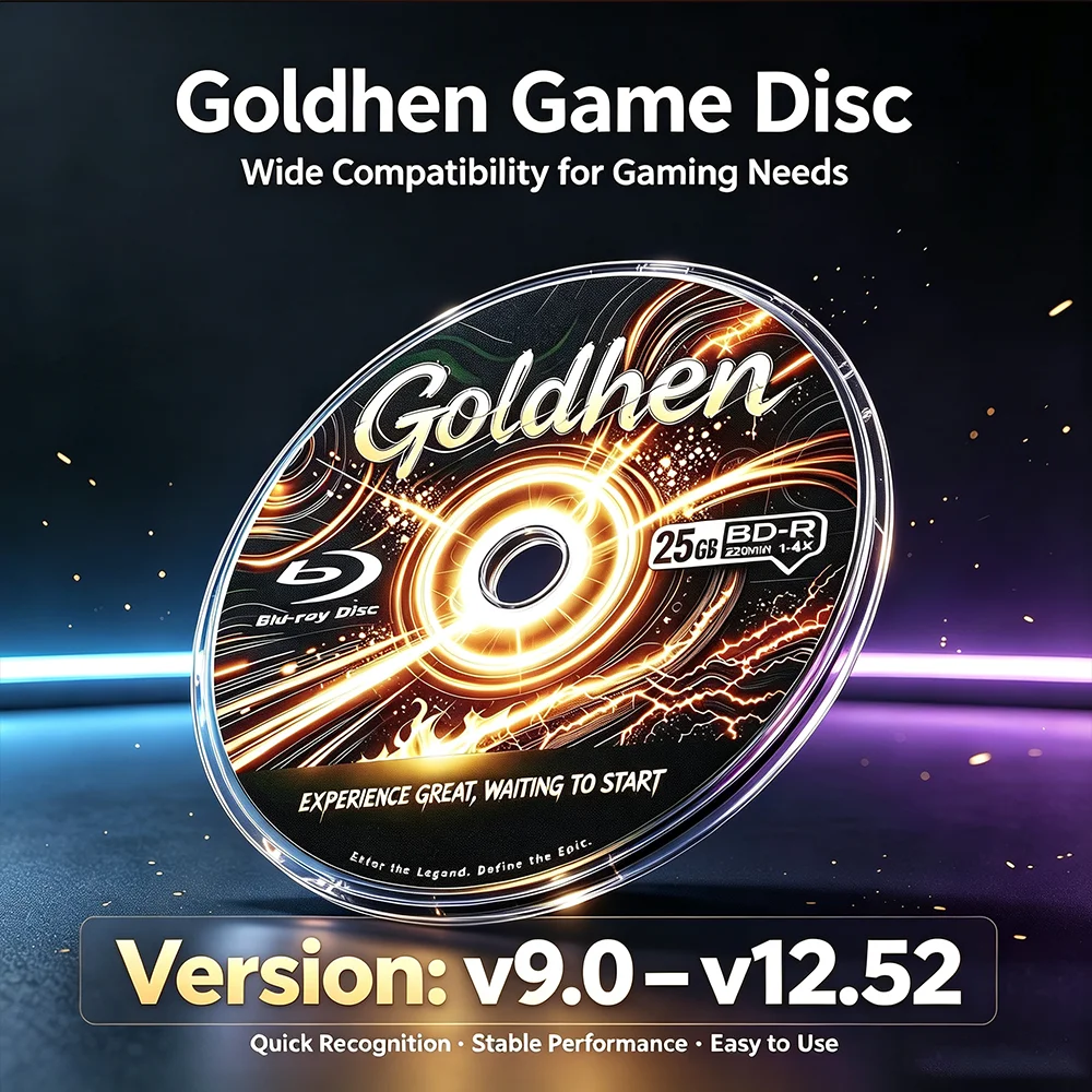 Jailbreak Gold Disc 12.52 for PS4 Latest Firmware Supported Bootable Eject Payload Homebrew Backup Games - view 3