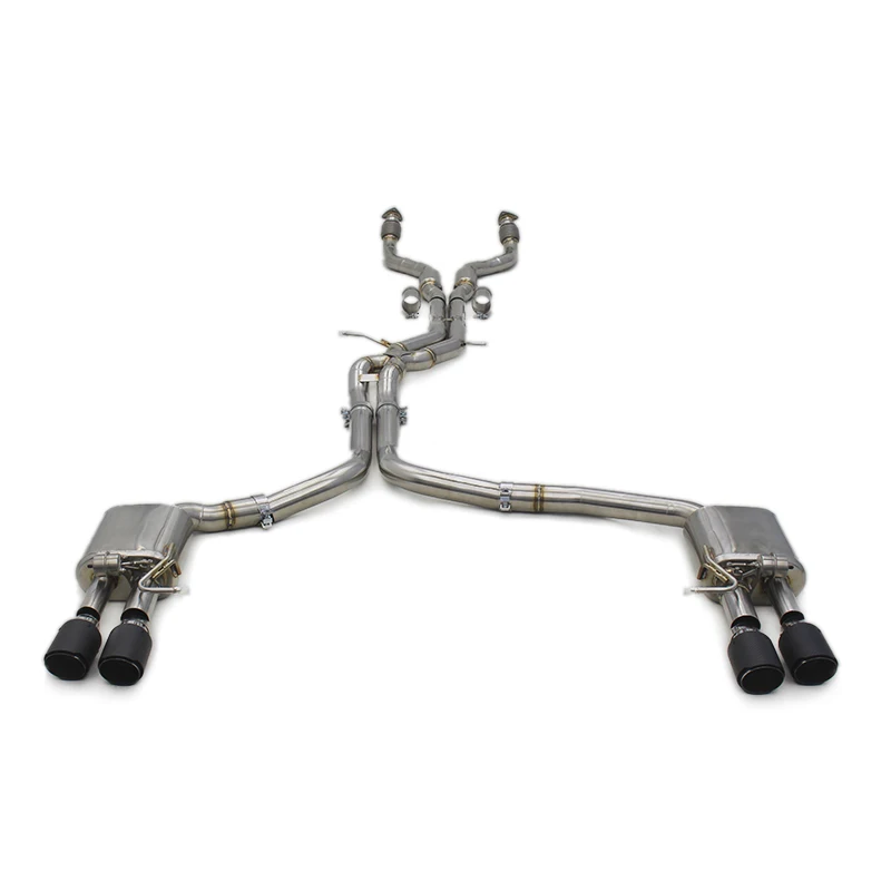 

YD Stainless Steel Performance Exhaust Pipes For Audi S6/S7 C7 4.0T 2013-2018 Exhaust Control Valve Catback Exhaust System