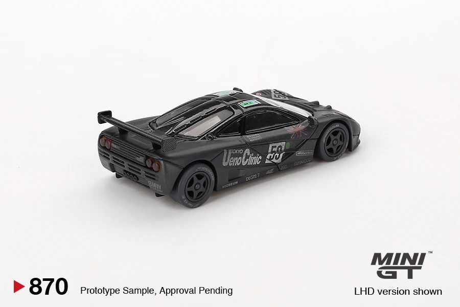 MINIGT 1/64 แม็คลาเรน F1 GTR # 59 1995 Le Mans 24Hr Winner MGT00870-CH รถอัลลอยด์รถยนต์โมเดลโลหะหล่อของเล่นเด็กชาย
