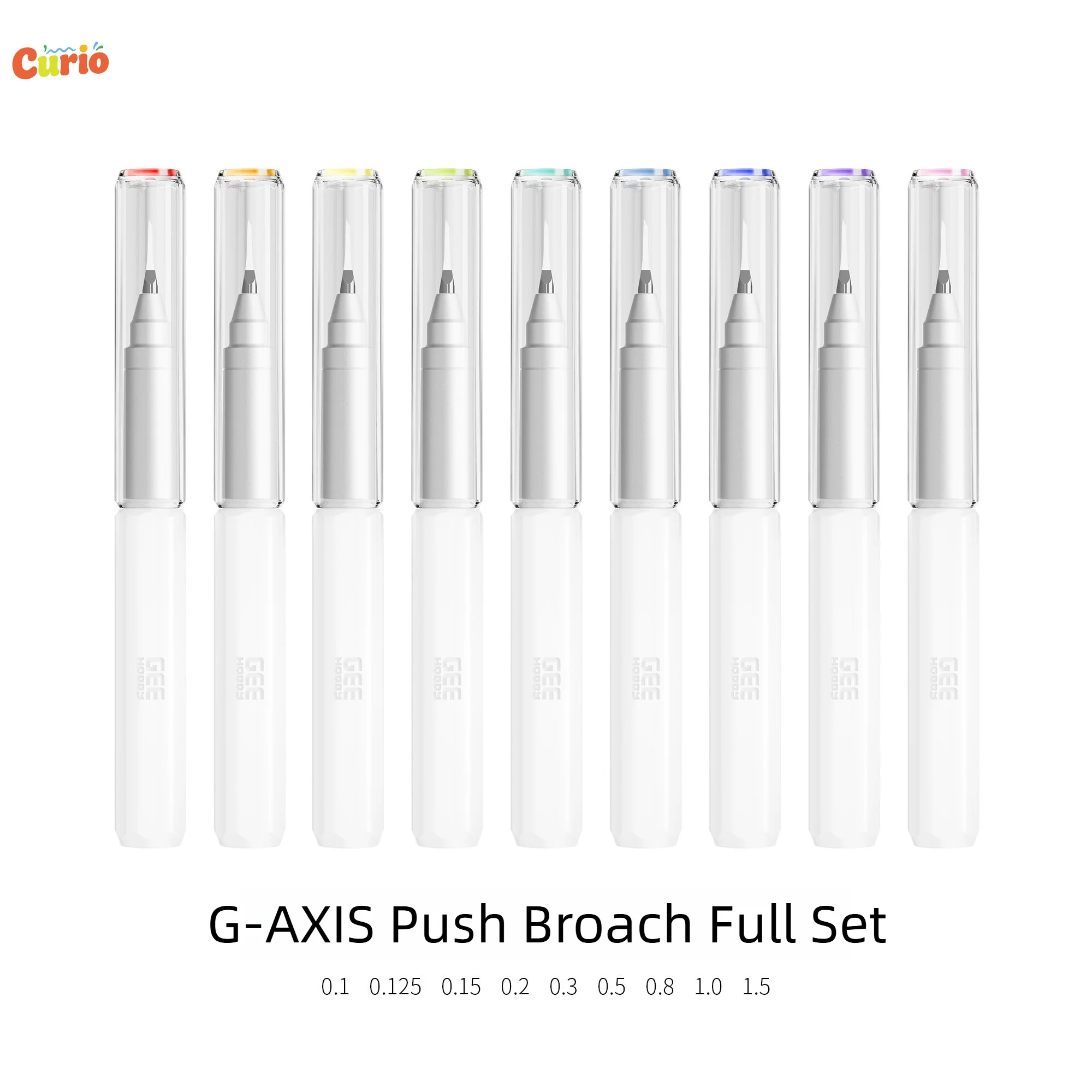 GeeHobby G-AXIS Scribing Push Cutter 0.1-1.5mm Chisel / G-NANO 2-in-1 Step Scraper Putty Spreading Edge Trimming Hobby Tools
