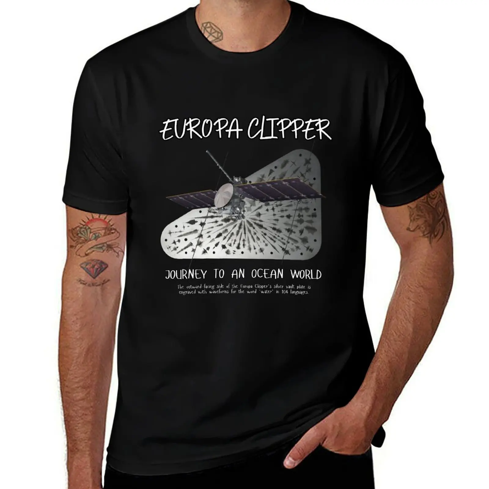 Europa Clipper Space Exploration T-Shirt Construction Work Tee Shirt T-Shirt