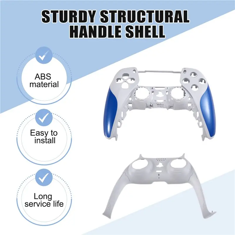 Replacement Full Housing Shell Case Cover For PS5 Console Repair Parts Front Back Plates For Playstation 5 Accessories