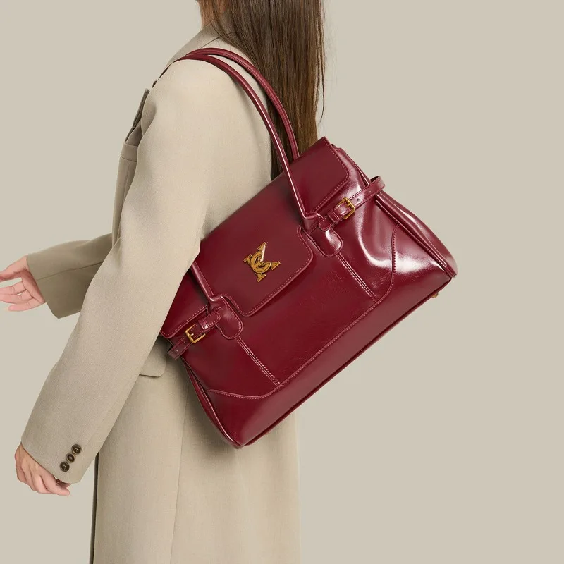 Trendy Ladies Crossbody Shoulder Bag Leather Handbag Women's Tote Purse Luxury Brand Daily Use