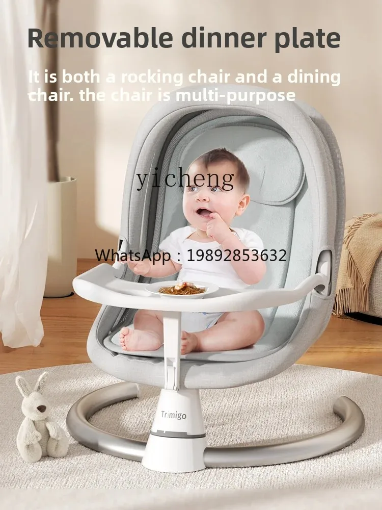 Kursi Goyang Bayi Elektrik ZZ Baby, Produk Perawatan Bayi yang Luar Biasa, Perlengkapan Bayi Baru Lahir, Kursi Goyang Penenang Bayi untuk Tidur