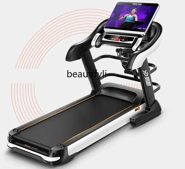 

lt Treadmill household ultra-quiet shock absorption walking hill climbing multi-functional indoor gym weight loss