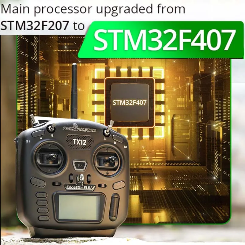 RadioMaster TX12 MKII ELRS EdgeTX OpenTX FCC LBT M2 16CH Hall Gimbals Multi-Module Compatible Radio Control Transmitter