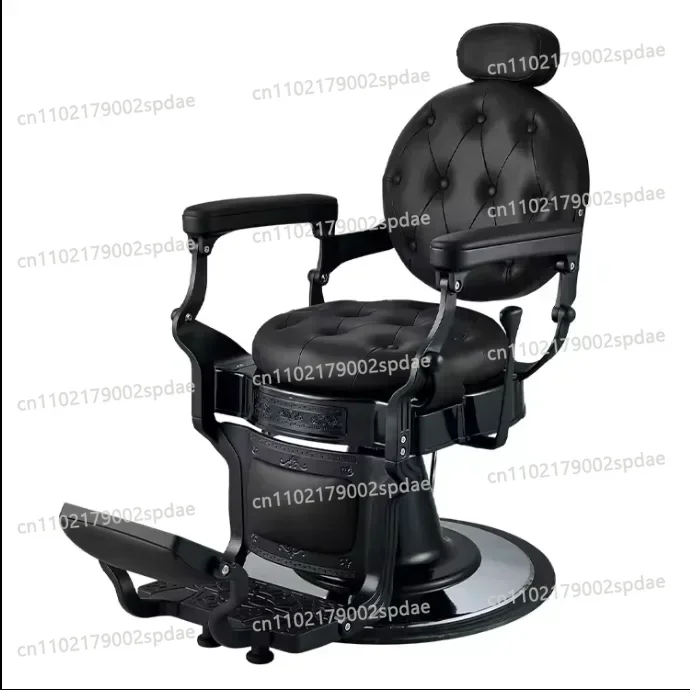 Classic Portable hair hair styling beauty salon chairs custom professional antique luxury black and gold vintage barber chair