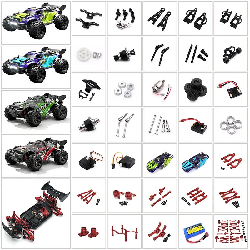 SCY 1/18 4WD 18101 PRO 18102 SG118 PRO MAX RC Spare Parts ESC Car Shell Steering Cup Drive Shaft Swing Arm Differential Gearbox