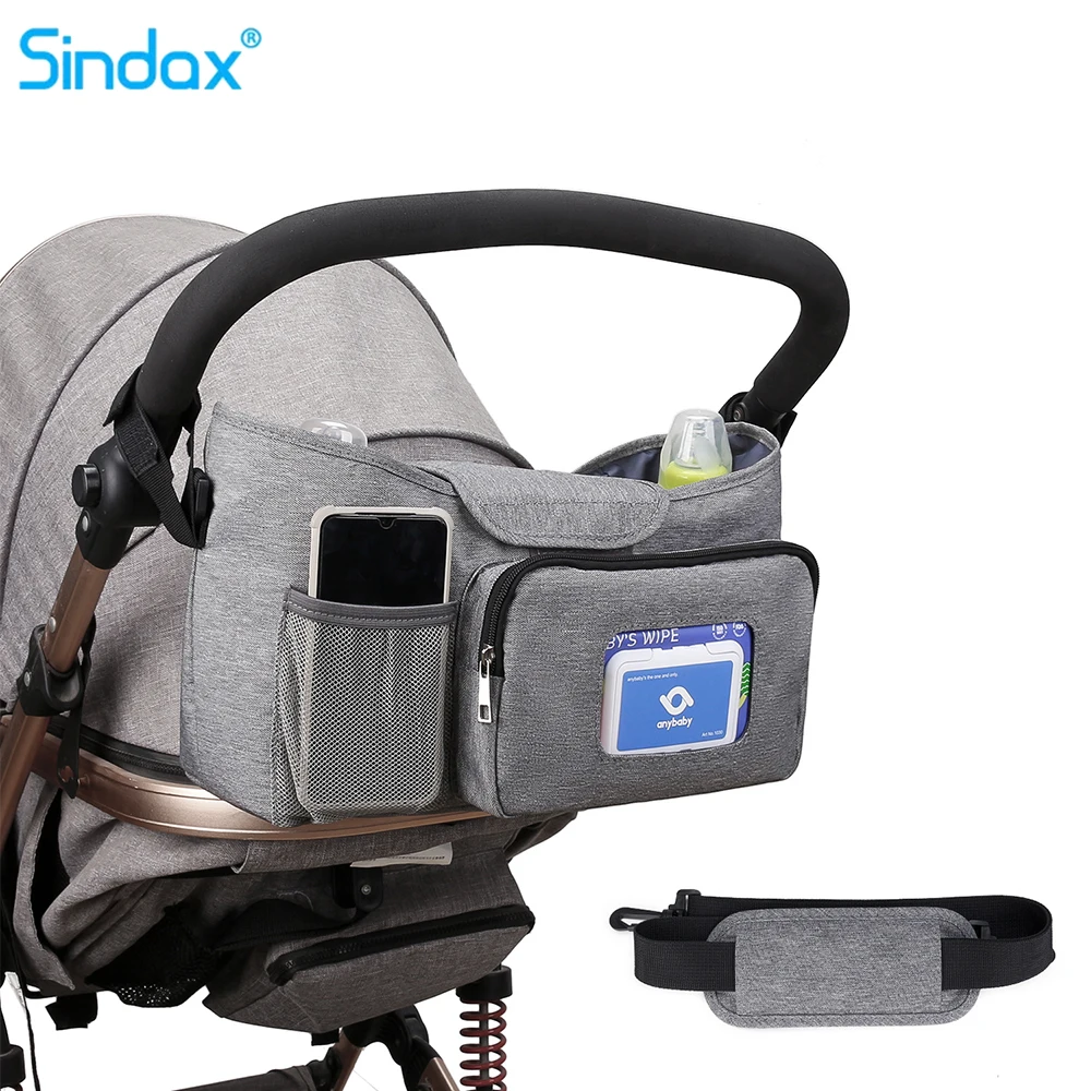 Saco de carrinho de bebê organizador de carrinho de bebê rack de garrafa de bebê saco de urina carrinho recém-nascido portátil sacos de carro de viagem para carrinhos