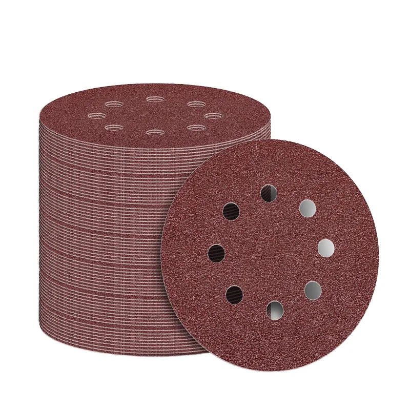 50pcs-set 1250pcs-carton 8- 600 Grit Orbital Sander Sandpaper 5\