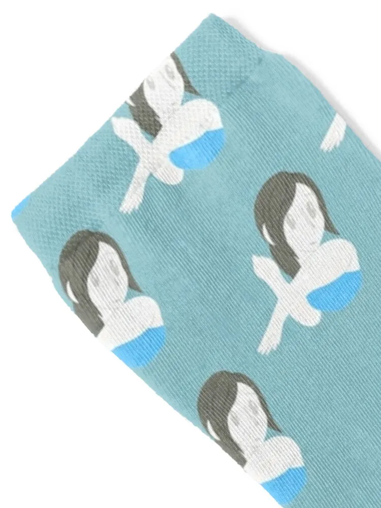 Wii Fit Trainer Socks soccer anti-slip Men's cycling Socks Girl Men's