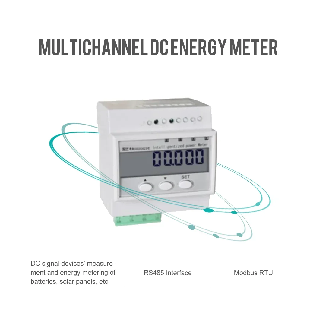 HYY-DC RS485 مقياس الطاقة الرقمي DC KWH الفولتميتر ثلاثي الطور #3