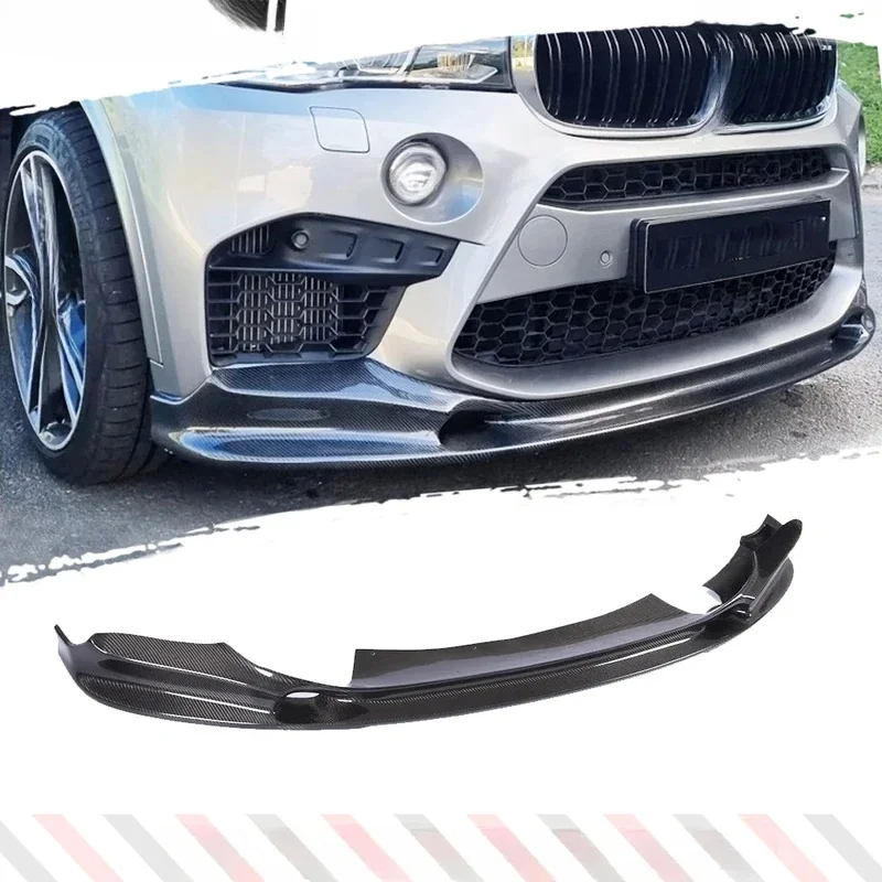 Heavy Duty Carbon Fiber Front Lip Chin Spoiler Sport Style Universal Fit Car Auto Exterior Guard