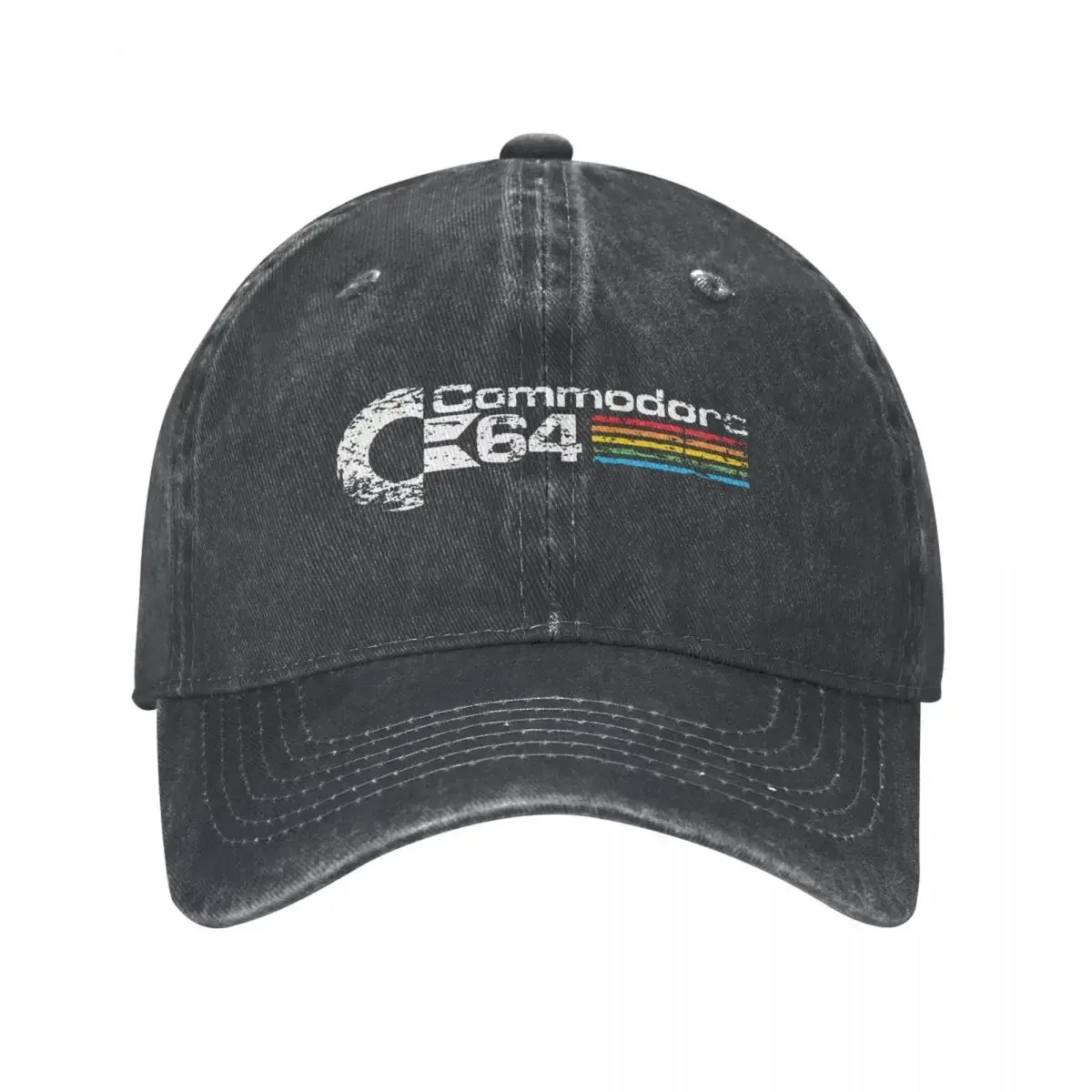 

Multi Functional Fashion Hat Hip Hop Denim Retro Commodore 64 Baseball Cap Homme Spring Autumn Snapback Hat C64 Amiga Computer G