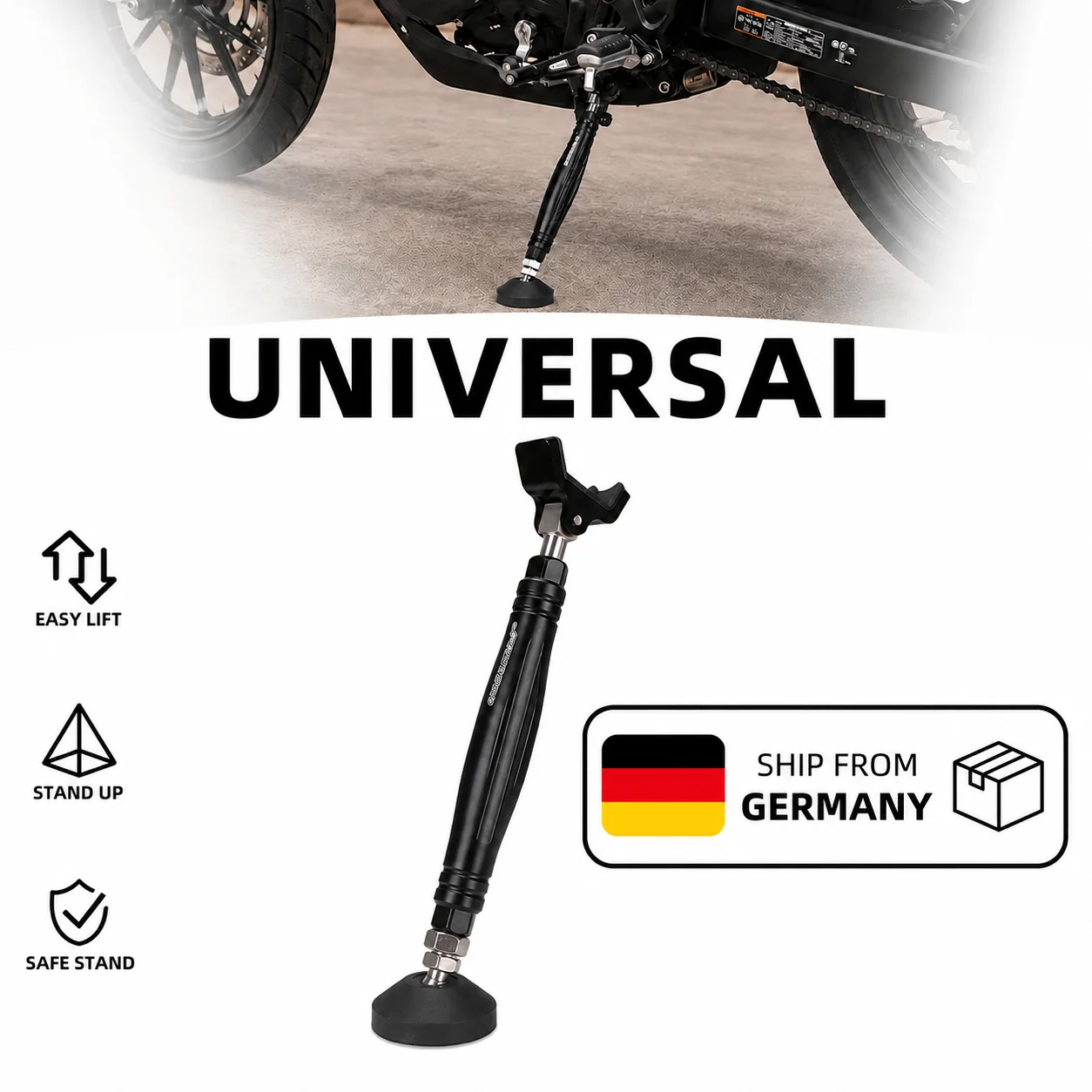 Motorrad-Hebeständer mit Halterung, tragbar, universell passend für Surron Ultrabee, Talaria Q20, Tuttio, Yozma IN10 – Zubehör für E-Dirtbikes