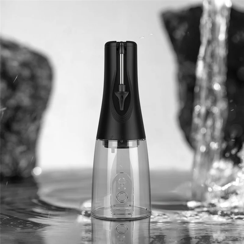 

ABBZ-Электрический мытье ушей с 3-скоростной очисткой эвоска и 8 насадками для ополаскивания, перезаряжаемым резервуаром для воды IPX7 с водой 350 мл