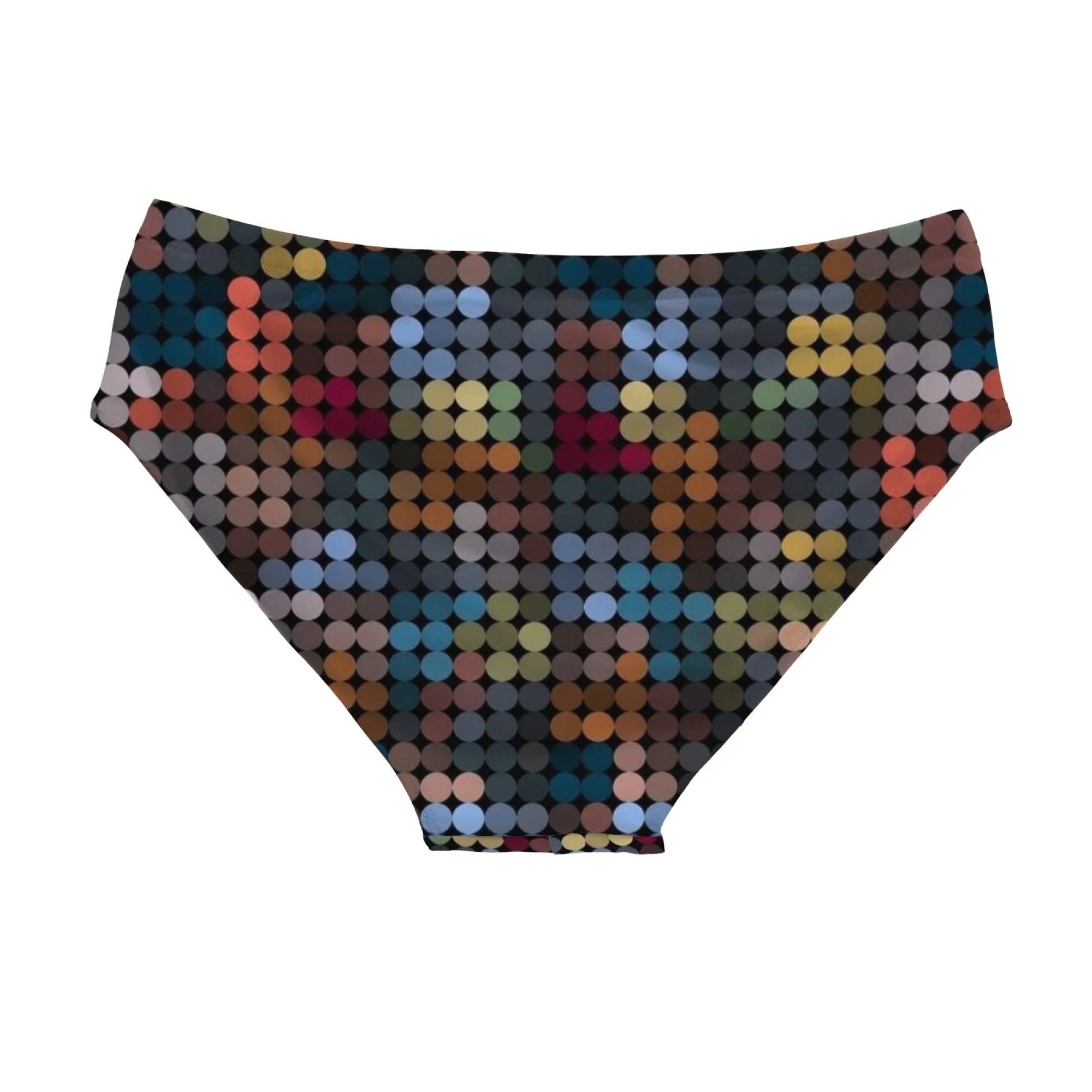 Retro Art Color Polka Dot Men's Swimming Trunks Comfortable Stretch Beach Surfing Shorts Casual Sports Men's Briefs Sexy Bikini