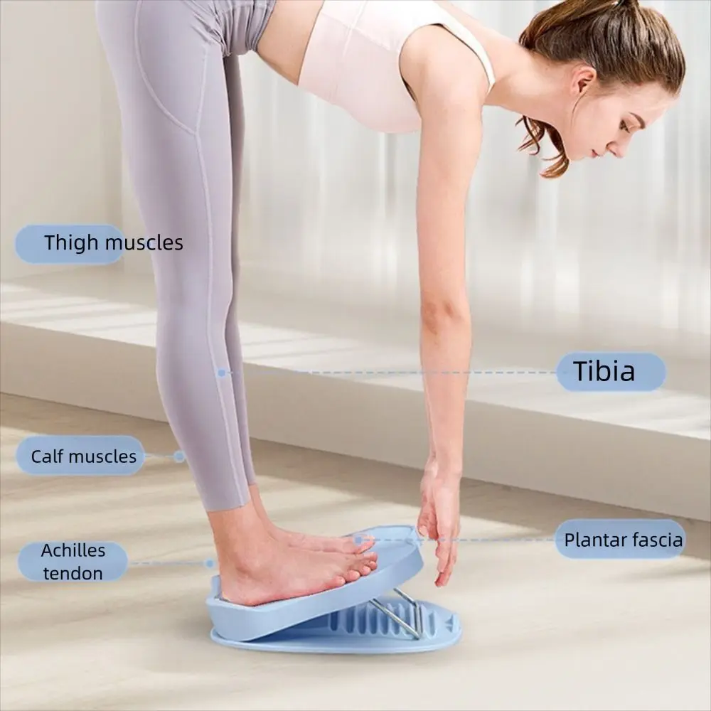 

Adjustable Calf Stretching Board Non-slip 9 Levels Exercise Tilt Ramp Triangular Structure Tight Calves Foot Inclined Pedal
