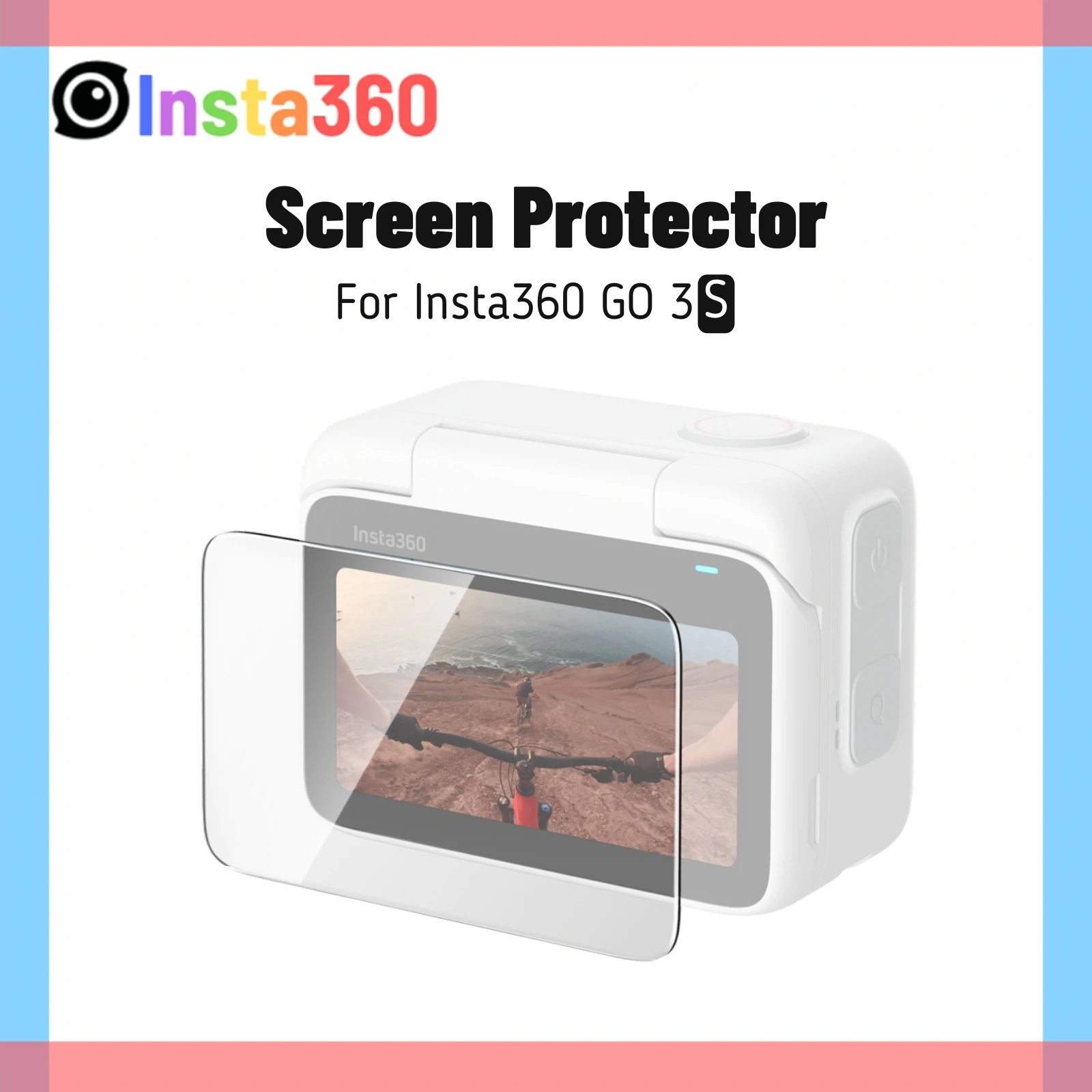 Insta360 GO 3S Screen Protector Tempered Glass Film HD 2.5D Transparency For GO 3S & GO 3 Action Pod Accessories