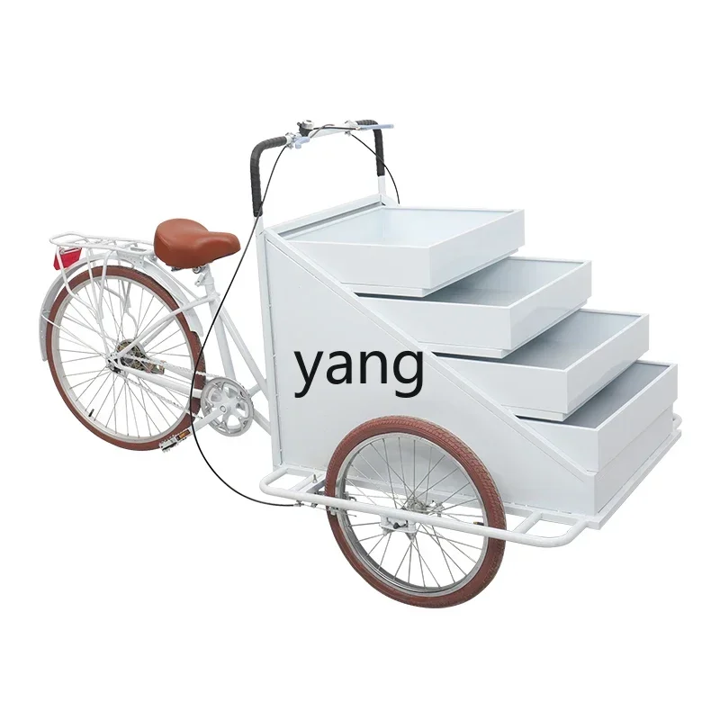 CX  wrought iron stall trolley mobile promotional cart supermarket outdoor activities night market trolley