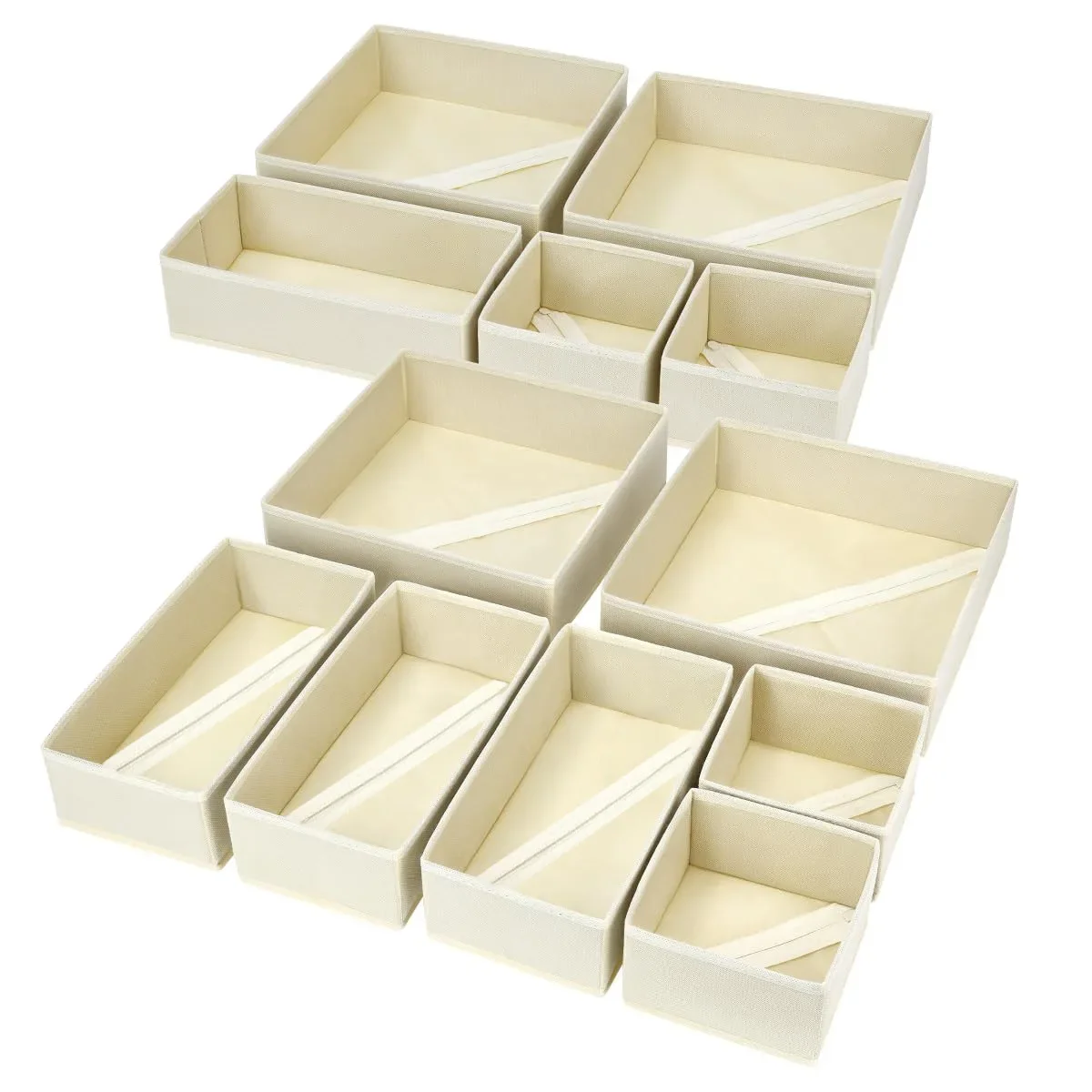 

Foldable Non-Woven Storage Box, Underwear Finishing Box, 9-Piece Set