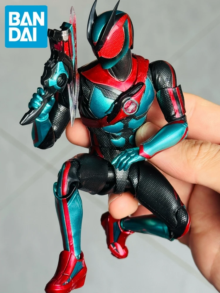 Original Bandai Shf Kamen Rider Zeztz Zzz Figure Physical Pulse Form Ver Movable Action Figurine Pvc Model Doll Statue Toy Gift