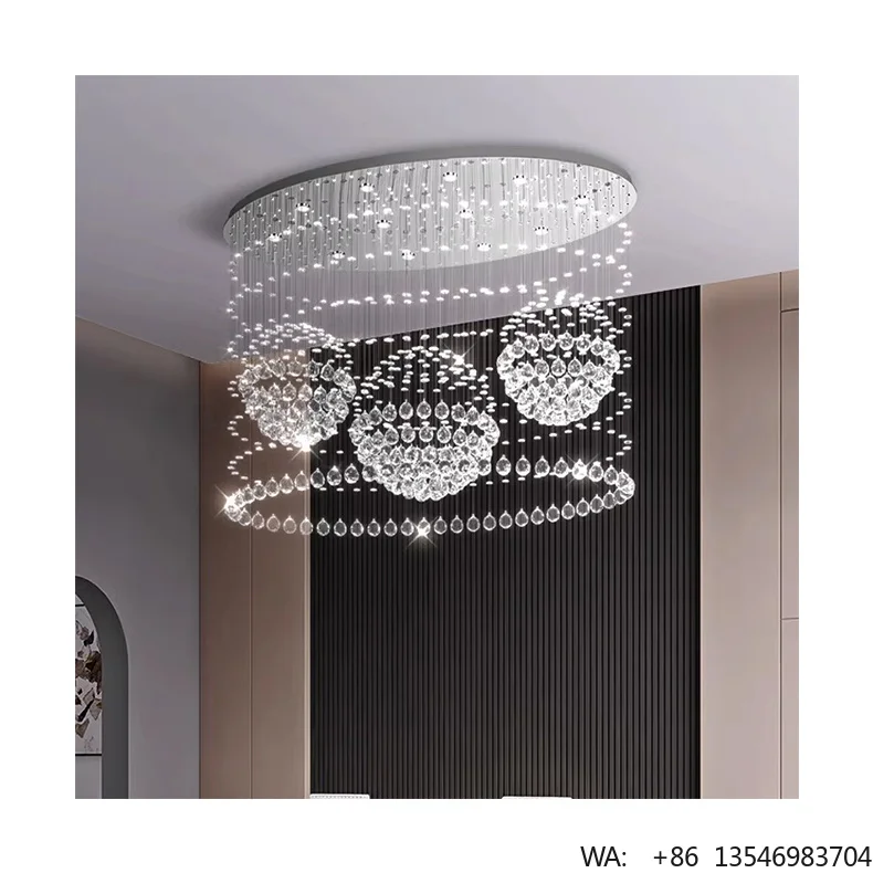 Luxury Decorative Ceiling Light Nordic Home Ceiling Light Elegant LED Crystal Ceiling Light