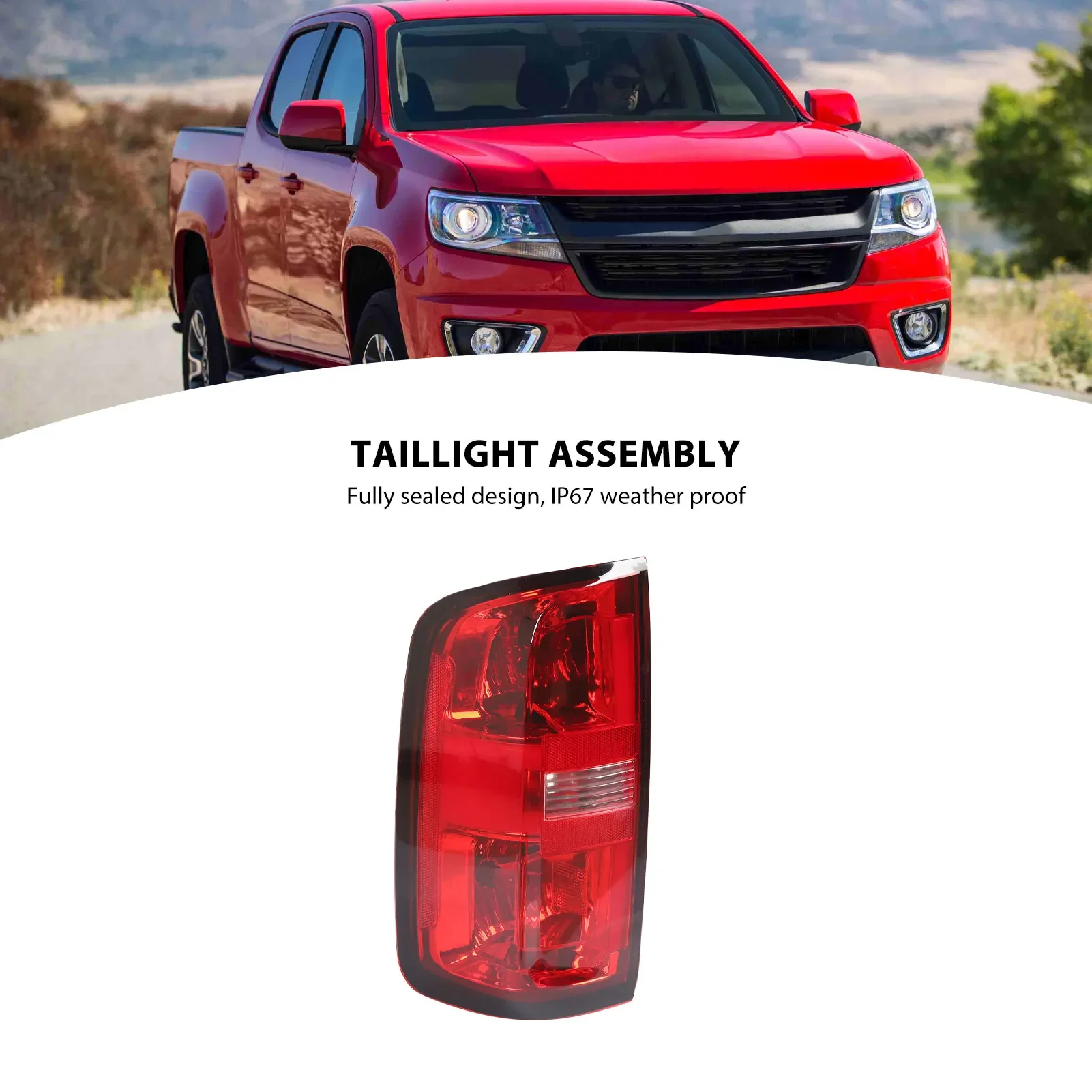 

Tail Light Assembly OE Style Replacement Lamp For Chevrolet Colorado 2015-2022 IP67 Waterproof Plug And Play Light