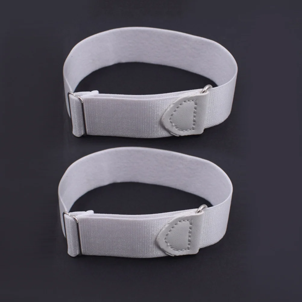 2 pares de ligas de brazo de manga de camisa antideslizantes ajustables soportes de manga elástica para hombres y mujeres bandas de brazo ligeras y cómodas