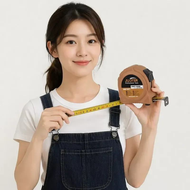 ABS Case Steel Tape Measure 5m 7.5m Wide Blade Measuring Tool for Construction Surveying and General Home Improvement