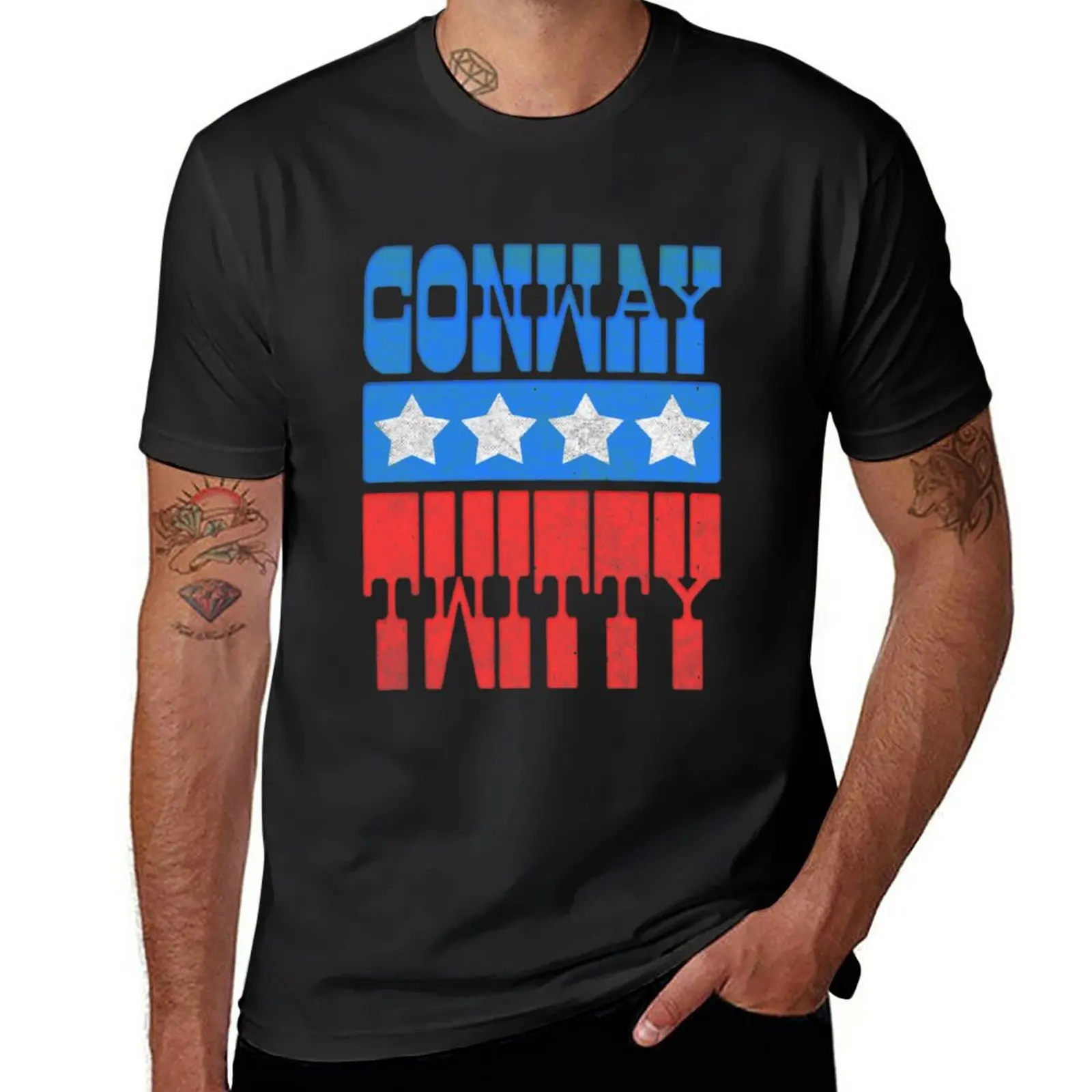 New Conway Twitty T-Shirt Anime t-shirt funny t shirt T-shirt short customized t shirts mens big and tall t shirts