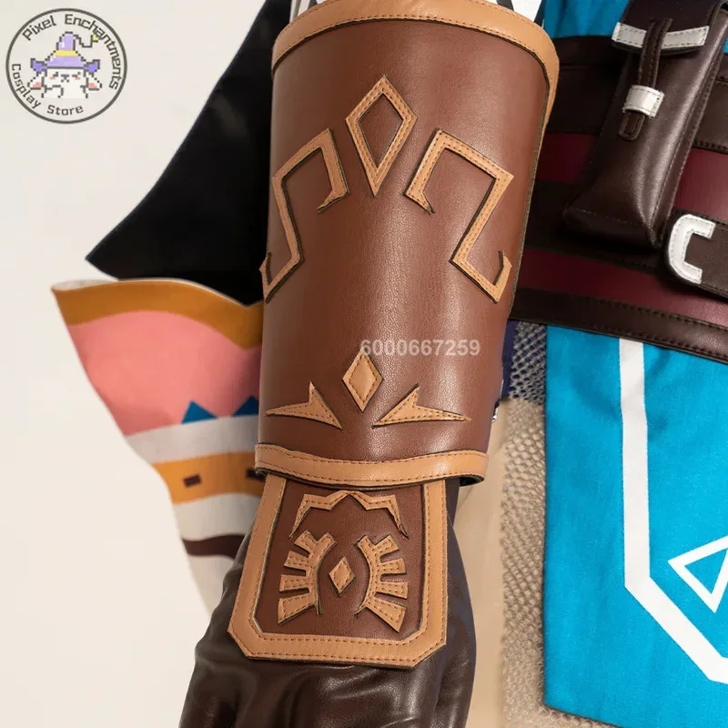 زي تنكري من Breath of The Wild Link Main Game Purya مستوحى من نمط فستان الدراما للعبة كملابس PG #4