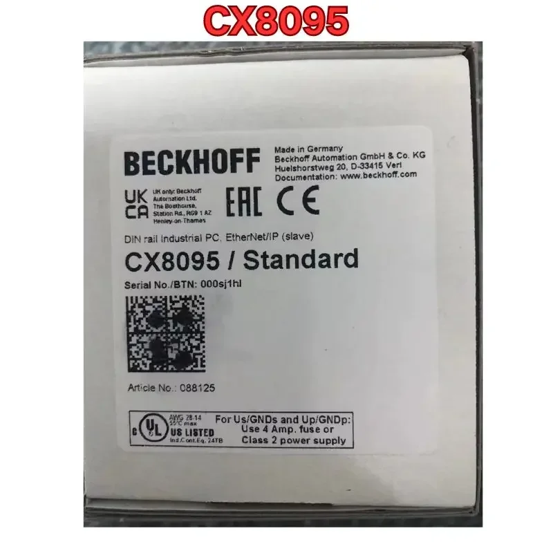 

Новый модуль Beckhoff CX8095