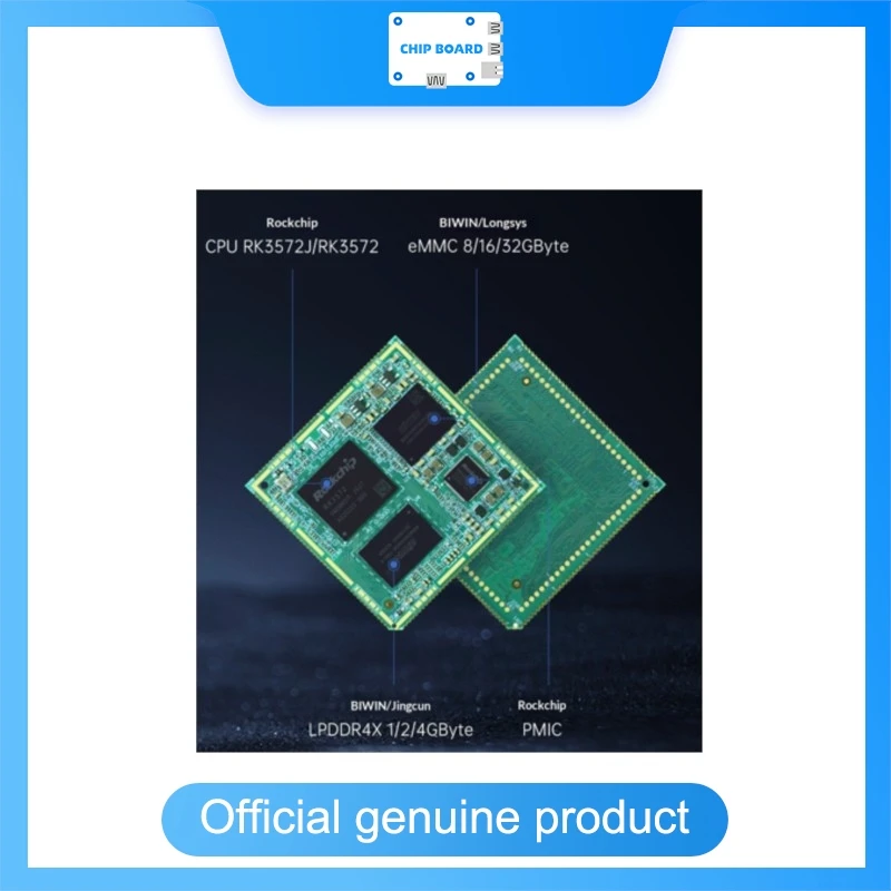 Tronlong RK3572 Rockchip Octa Core Cortex-A73 4TOPS NPU AI Edge Computing Industrial Core Board