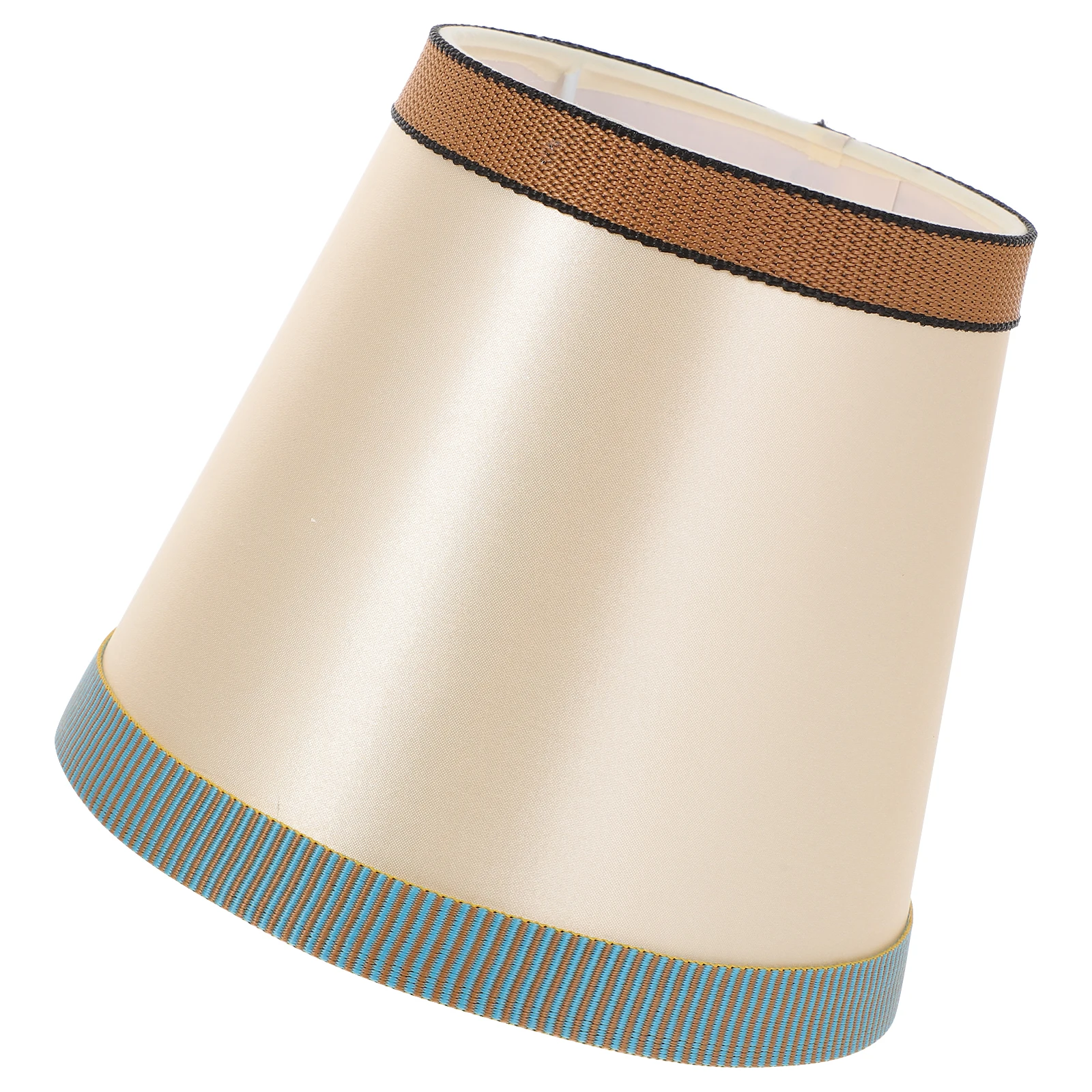 

Small Lampshade 19.2x13.3x17cm Bright Apricot Desk Lamp Cover Fabric Replacement Table Lampshades Indoor Floor