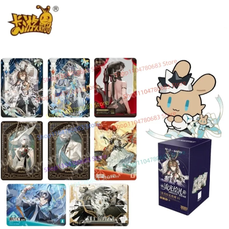 carte-da-collezione-ufficiali-kayou-arknights-serie-fluorescent-dream-flow-light-painting-giocattolo-da-gioco-e-regalo-a-sorpresa-di-compleanno