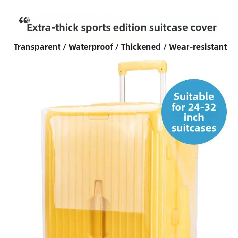 Wear-Resistant Dust-Proof Luggage Cover Check-In Suitcase Protection Bag Travel Bag Carry-On Bag Cover Protective 
