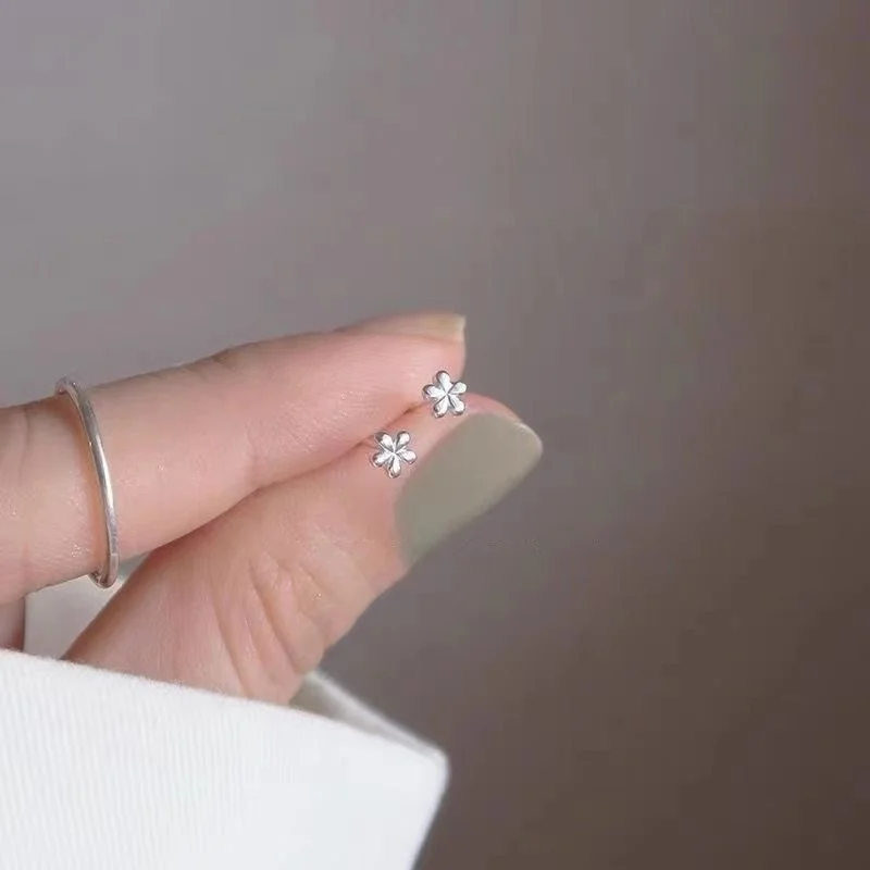 Trendy Mini Rhinestones Stud Earrings for Women Girls Maintain Ear Holes  Jewelry Cute Round Geometry Small Earrings Accessories