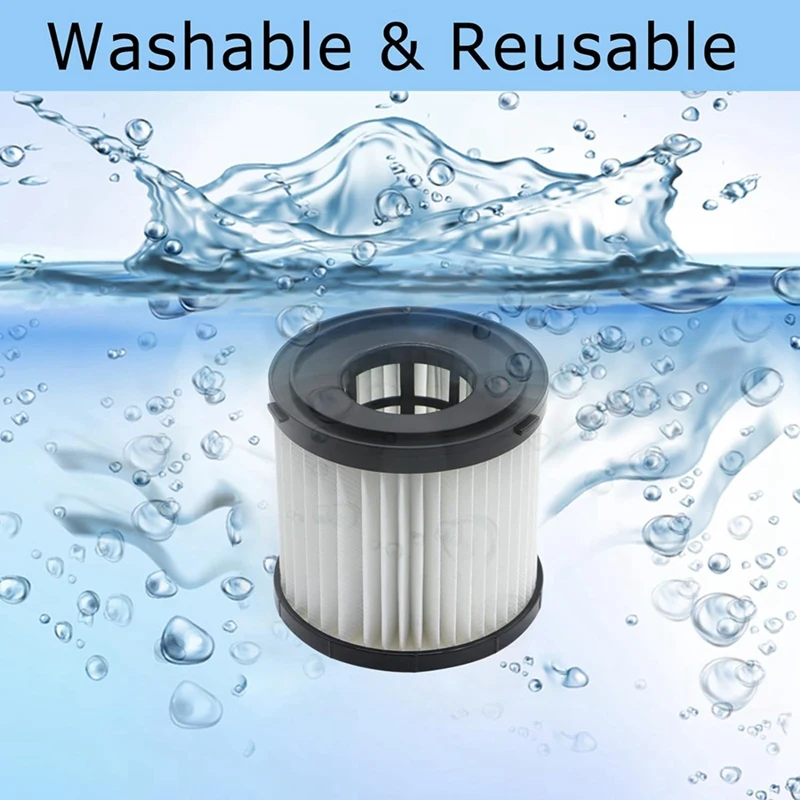 Filtro HEPA para Ryobi 18V ONE +, Aspirador a seco e molhado, Peças sobressalentes, Acessórios, PCL733, PCL734, P3240, 2Pack