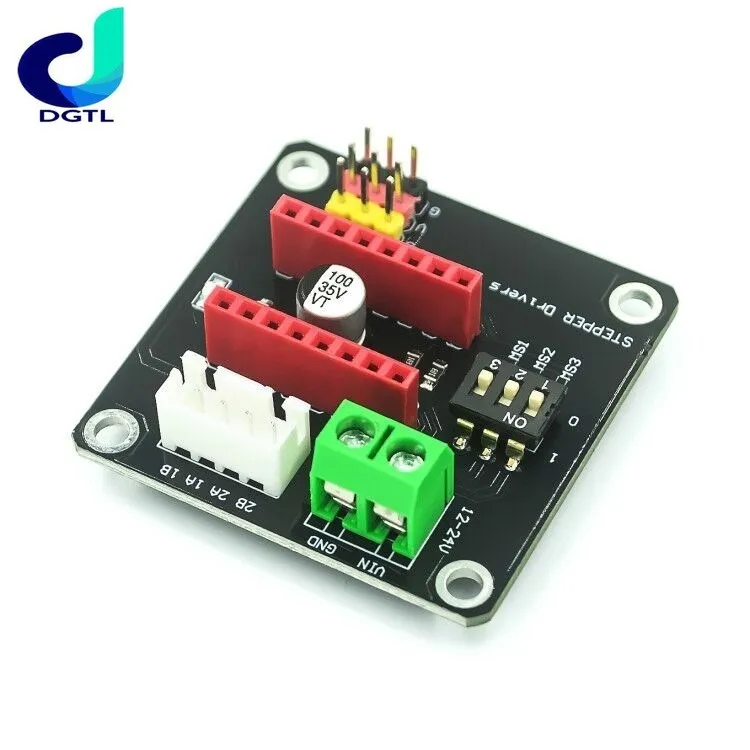 42 Papan Ekspansi Driver Motor Stepper DRV8825 A4988 Modul Pelindung Kontrol Printer 3D UNTUK Arduino untuk UNO R3 Ramps1.4 Kit DIY