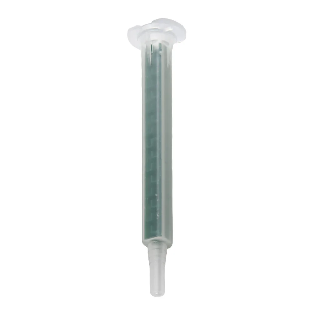 50pcs Plastic F6-16 Green AB Glue Resin Static Mouth Mixing 16 Nozzles Tube 83mm For Two Component Liquid Mixing Machine AB Glue