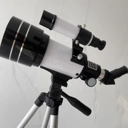 F30070M Astronomical Telescope with Star Finder, Professional High Magnification HD Outdoor Telescope for Moon Observation
