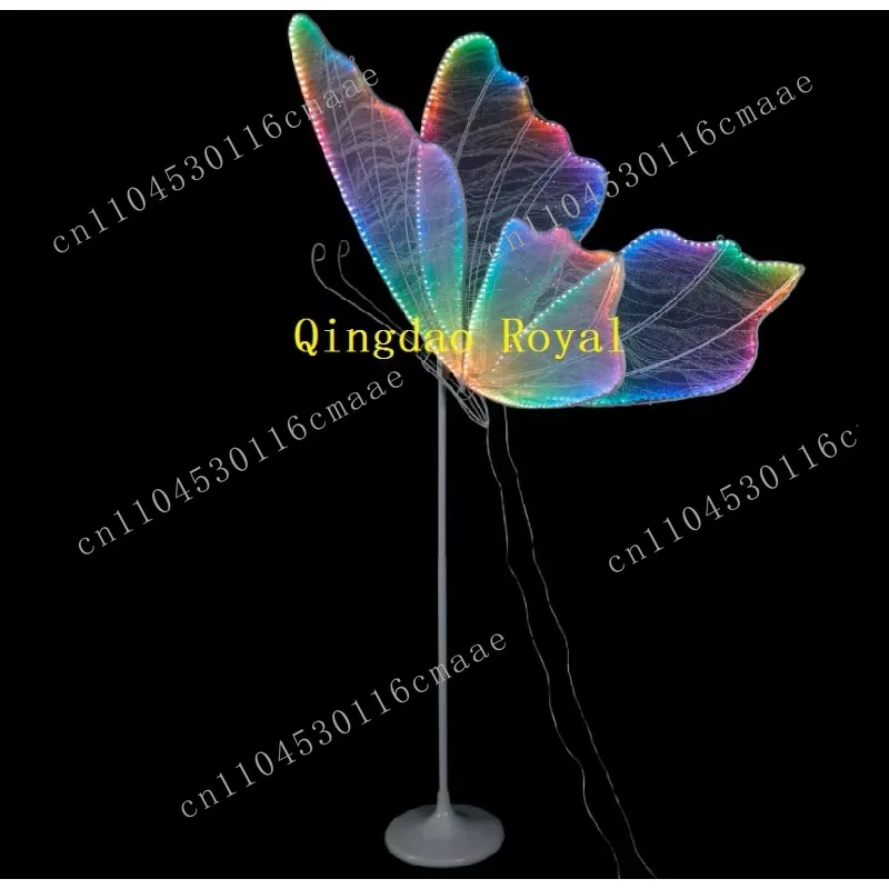 Wedding Decoration Colorful Moving Butterfly Lights Wedding Props Road Lead Light Emitting Diode Lights Moving Butterflies