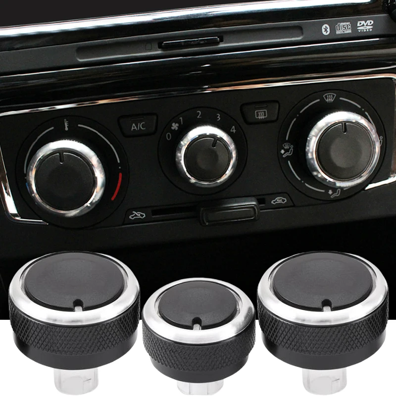 

New Car Air Condition Heat Control Switch Knob AC Knob For VW Jetta MK5 Golf 5 Tiguan Touran Passta B6 B7 For Skoda Octavia A5
