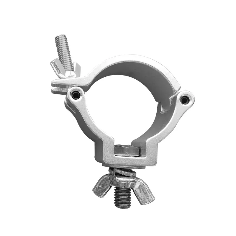 Mini 360 QR Clamp(40mm) Aluminum Clamp Hanger Hook Bracket Steel Stage Theatre Lighting Kit For 38-41mm Truss Stage Accessories