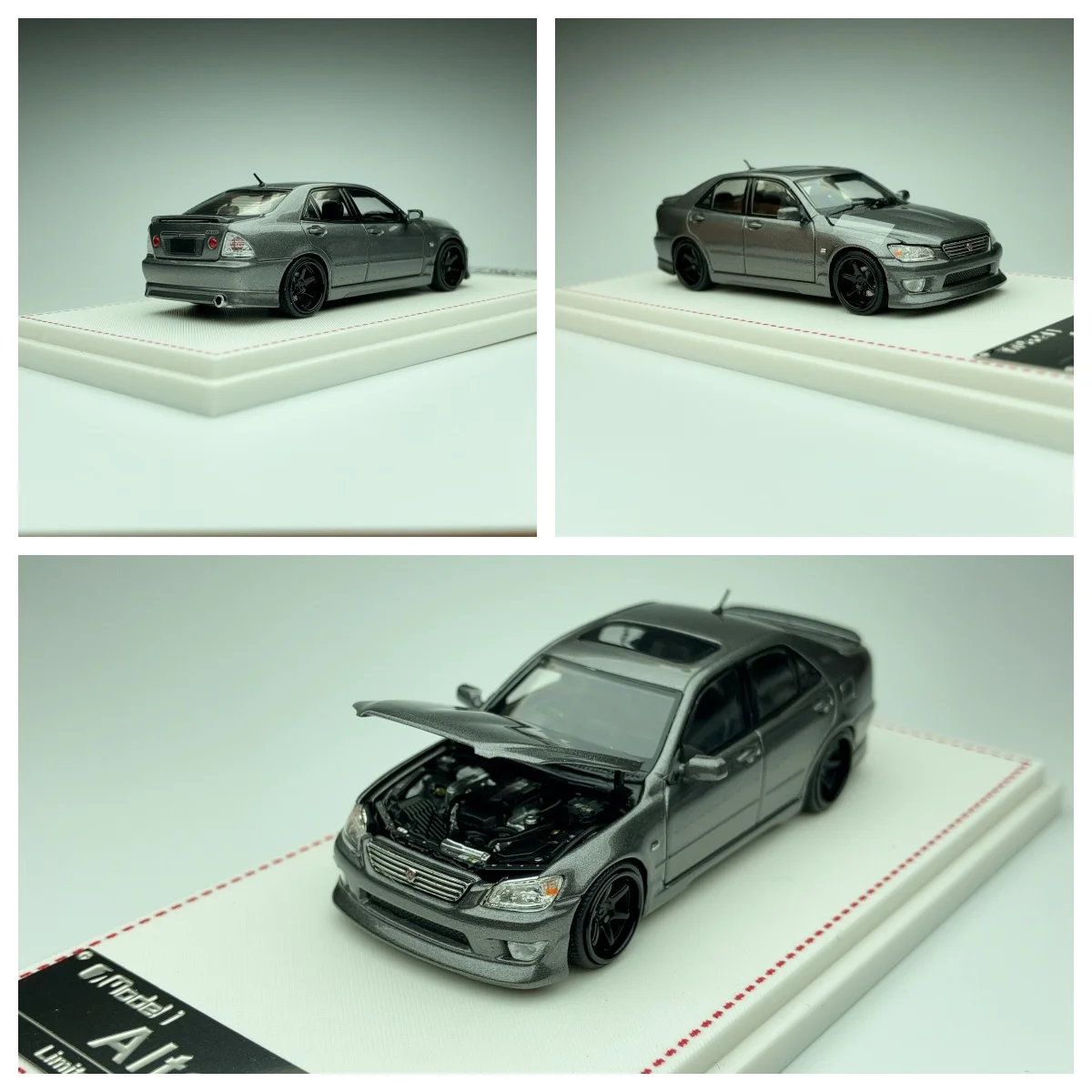 

Model 1 1:64 ALTEZZA RS200 Grey Diecast Metal Car Model Toy Collection Gift NIB