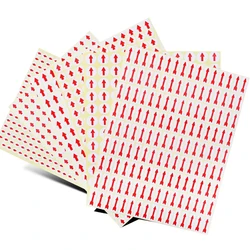 15 Sheets Red Arrow Sticker Defective Product Label 6mm/8mm/10mm Mini Round Arrow Direction Labels Unqualified Rework Stickers