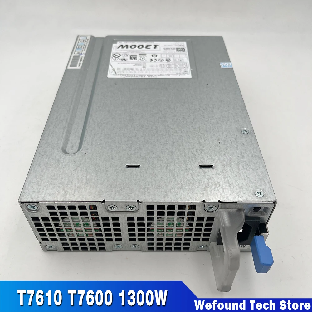 For DELL T7610 T7600 1300W Workstation Power Supply H1300EF-01 D1300EF-01 09JX5 MF4N5 8VC90